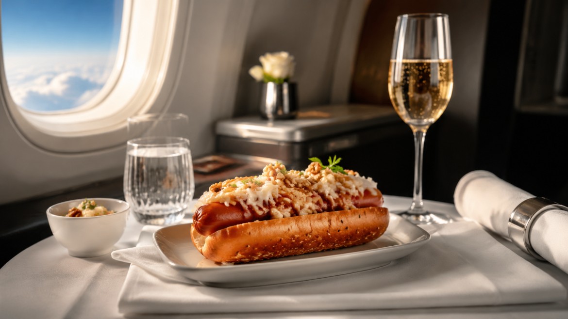 Zurich’s Culinary Innovation in the Skies: SWISS First Class Introduces Gourmet Hot Dog