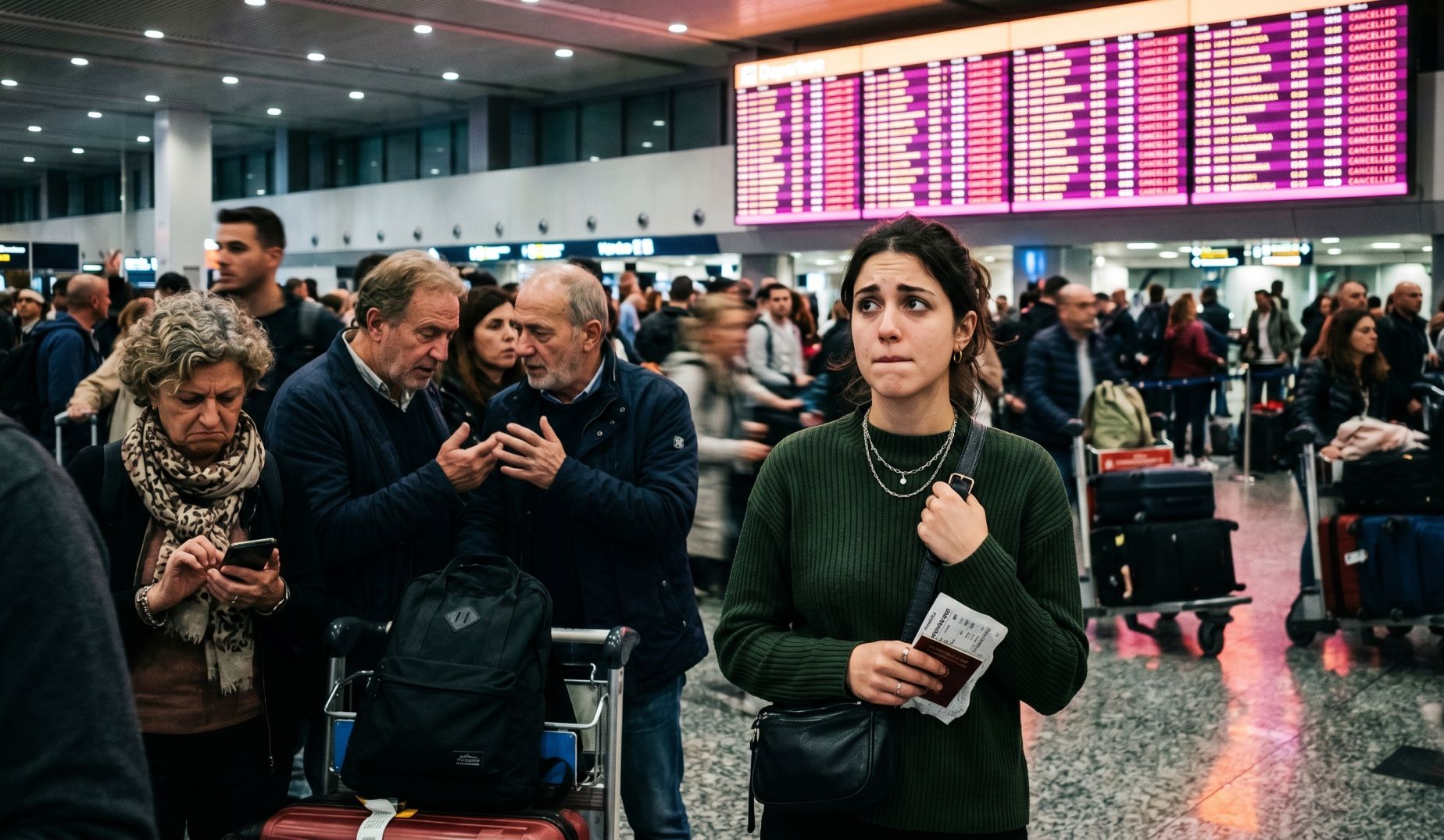Travel Chaos in Italy: Thousands Stranded Amid Flight Disruptions