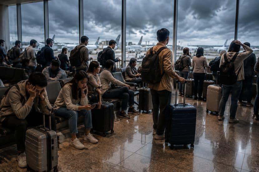 Travellers Grounded as Japan Air Chaos Hits Tokyo, Osaka, Fukuoka, Sapporo and Naha in Japan with Japan Airlines, ANA, Peach Aviation, Jetstar Japan and Spring Airlines as 9 Cancellations and 353 Delays Disrupt Major Routes