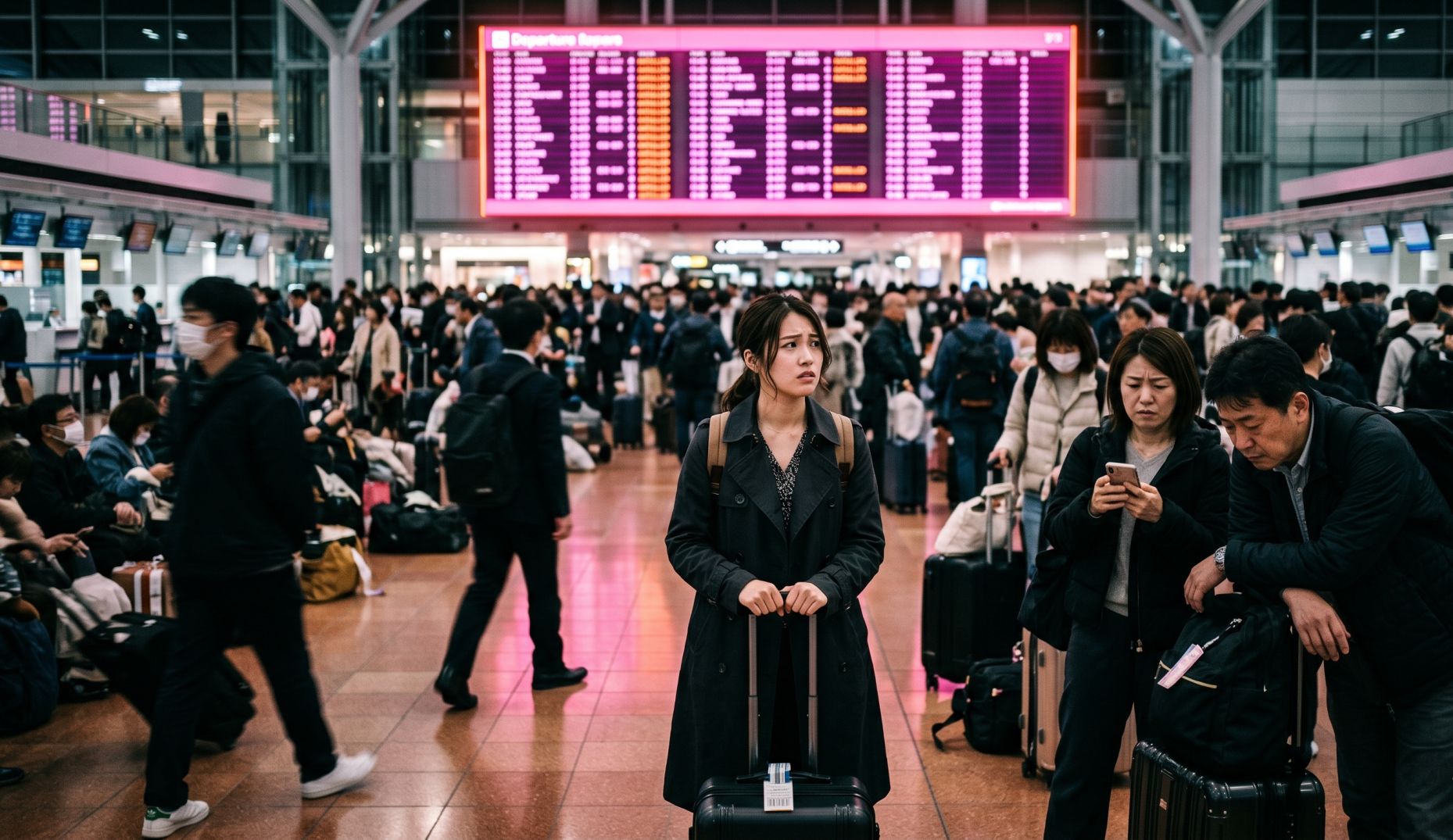 Severe Typhoon Causes Major Flight Disruptions Across Japan: Thousands Stranded