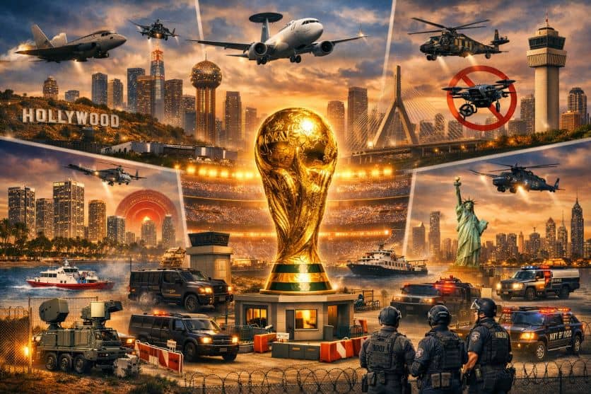 Los Angeles Joins Dallas, Boston, Miami, New York and Others in Ironclad Security Lockdown Under Strict FAA World Cup 2026 Airspace Restrictions- Thus, The Skies Go Silent!