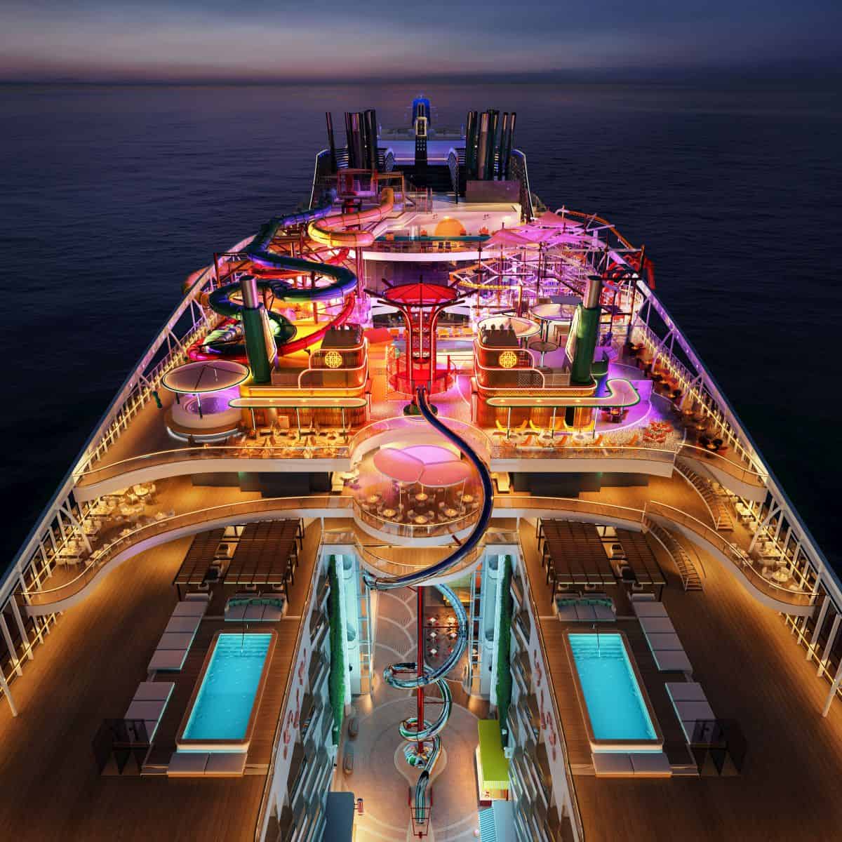MSC World Asia Cruise Ship Launches The Spiral Dry Slide, Redefining New Family Cruise Entertainment, Mediterranean Itineraries and its Future Cruise Innovation Trends Globally