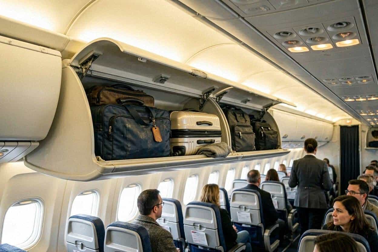 US Airlines Join Global Initiative to Lock Overhead Bins for Enhanced Safety