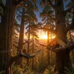 Oregon’s Silver Falls Introduces a Bucket List Adventure Where Travelers Camp Suspended High in Ancient Forest Trees