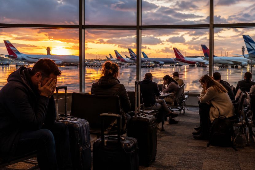 Travel chaos at St Louis Airport as Southwest, Frontier, SkyWest, Air Canada, and Mesa face 95 delays and 8 cancellations affecting Denver, Toronto, and major US cities