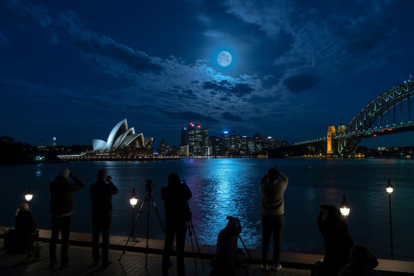 Sydney to Witness Rare Blue Micromoon: A Celestial Delight for Travelers