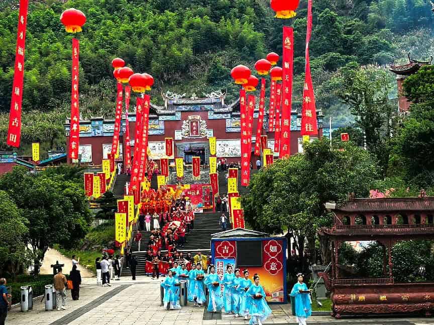 China’s Gutian County Cultural Week Sparks Cultural Tourism Boom Across Strait Regions With Linshui Palace Emerging as Global Heritage Pilgrimage Hub