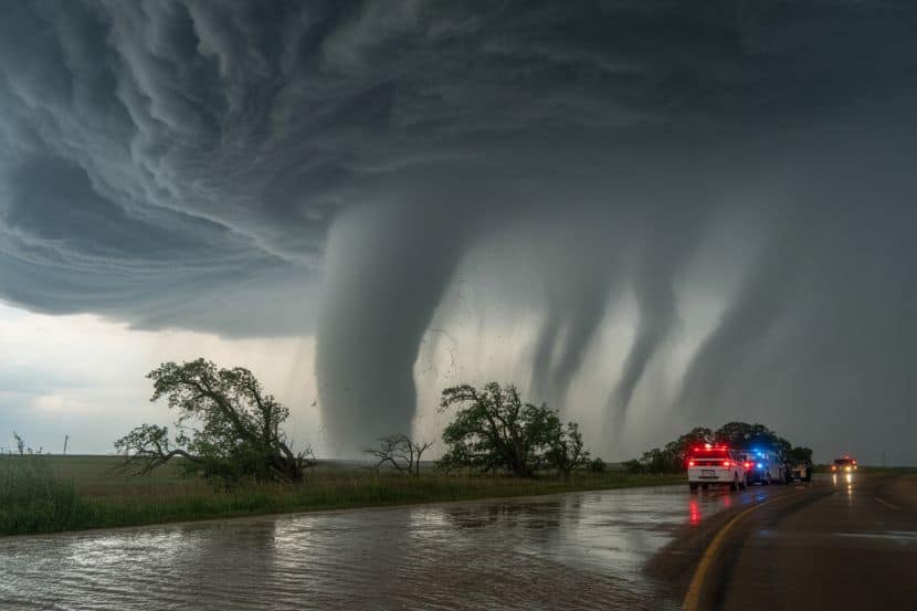 United States Under Maximum Alert After Shocking Midnight Twister Prompts Immediate Tornado And Flood Alerts in the Tri-State Area