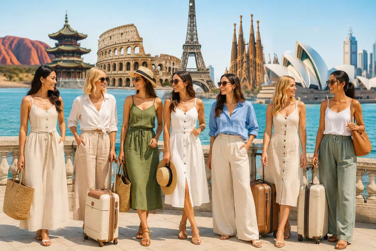 United States Joins Canada, Italy, France, Spain, Australia and Japan as Quince Petite Summer Travel Collection Helps Shorter Travelers Pack Smarter With Lightweight Linen Dresses Comfortable Bottoms and Versatile Vacation Fashion Essentials: Exclusive