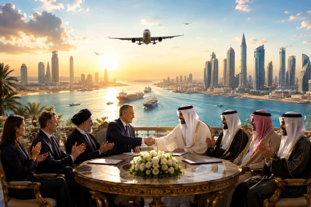 United States Joins Iran, France, Saudi Arabia, United Arab Emirates, Qatar, Oman, Bahrain and Lebanon as Versailles Peace Memorandum Signals Strait of Hormuz Reopening, Middle East Stability and New Opportunities for Global Travel, Aviation and Tourism