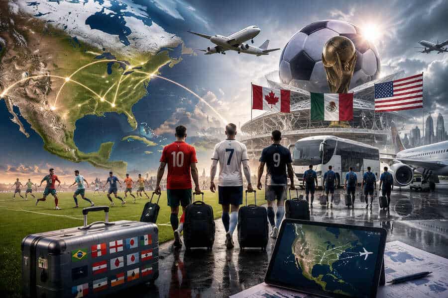 United States, Mexico and Canada World Cup Travel Strain Escalates as Teams Face Record Cross-Border Distances, Multi-Time-Zone Fatigue, Altitude Shock and Climate Extremes Across Expanded 48-Team Tournament  – Latest Update You Need to Know