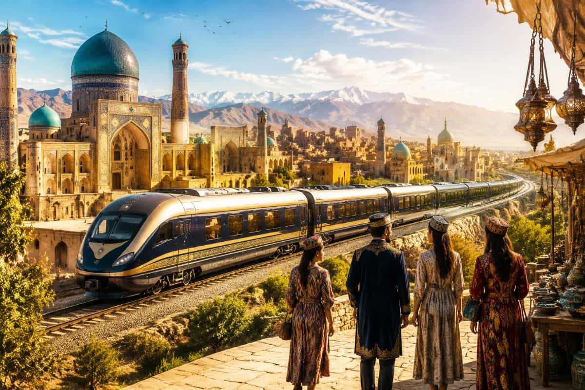 Uzbekistan Joins Kazakhstan, Kyrgyzstan, Tajikistan, Turkmenistan and China as Silk Road Journeys, Luxury Rail Experiences, UNESCO Heritage Cities and Cross-Border Cultural Adventures Drive New Demand for Central Asia Travel in 2027