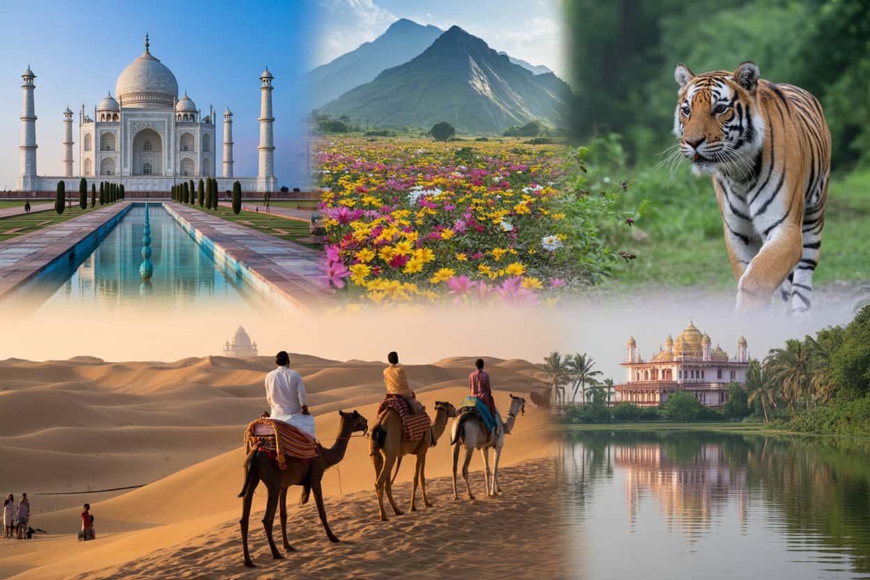From Blooming Himalayan Flower Valleys to Kerala’s Solitary Shores: Why India Is a Complete Travel Destination for Travelers across the World