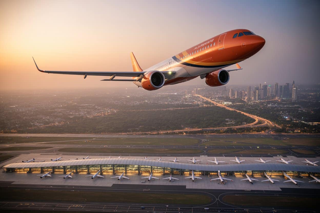 Indian Aviation Growth as Akasa Air Launches Noida International Airport Flights Connecting Bengaluru and Navi Mumbai, Strengthening NCR Connectivity and Expanding Domestic Travel Network Rapidly