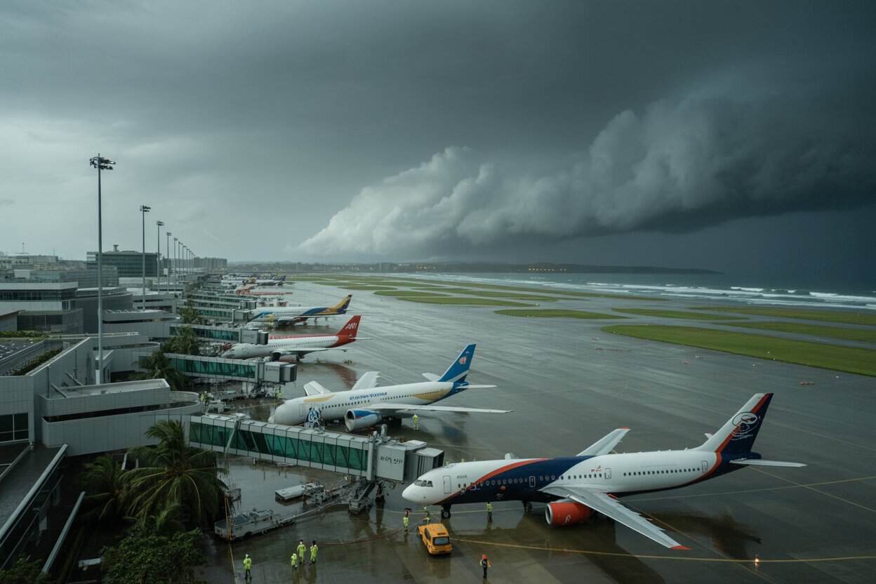 Taiwan Issues Urgent Flight and Tourism Disruption Warning as Typhoon Fung-wong Intensifies, Triggering Airport Delays, Coastal Safety Measures and Widespread Travel Chaos Across Major Destinations