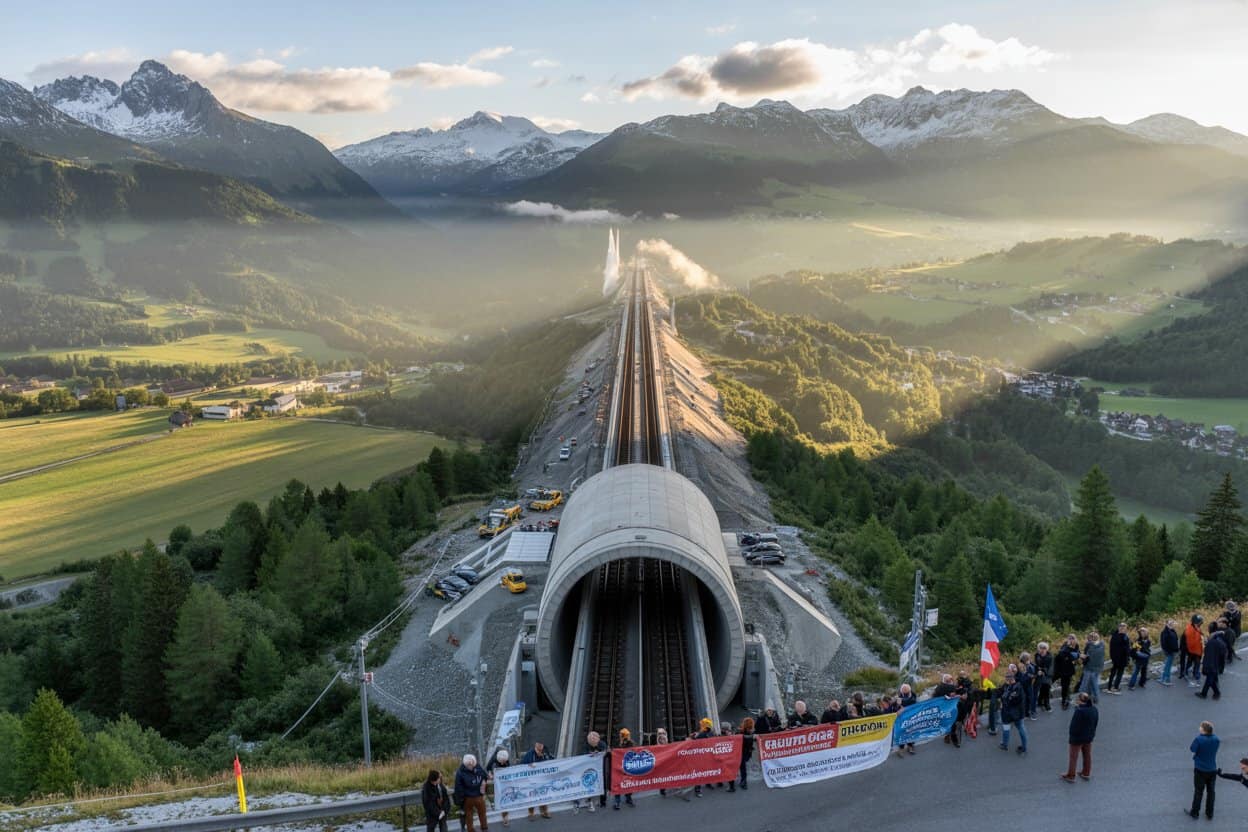 The Lyon-Turin Railway Tunnel: Balancing Sustainable Travel and Community Concerns