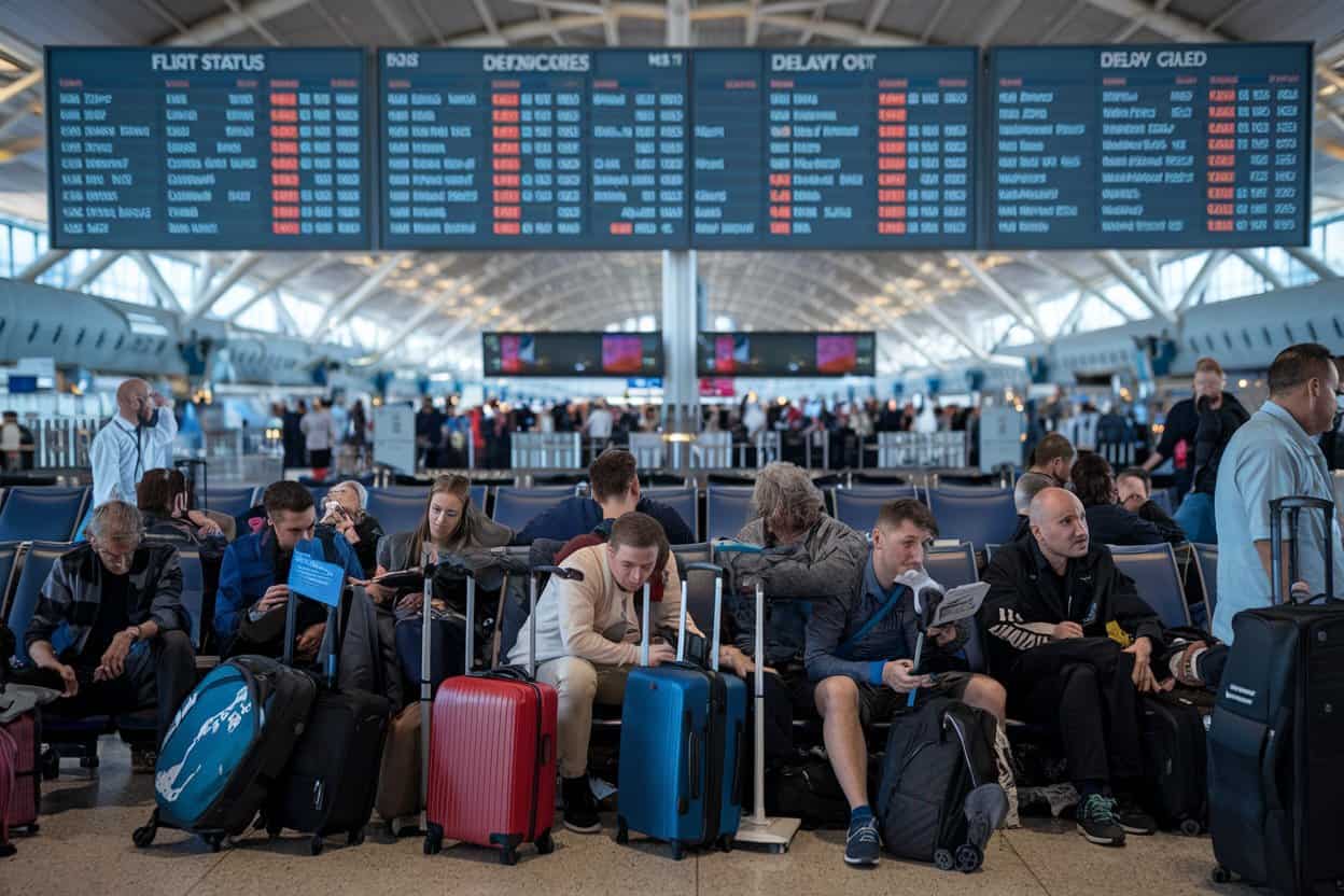 Operational Disruptions at Amsterdam Schiphol and Princess Juliana International Airports: 417 Flights Delayed and 11 Canceled