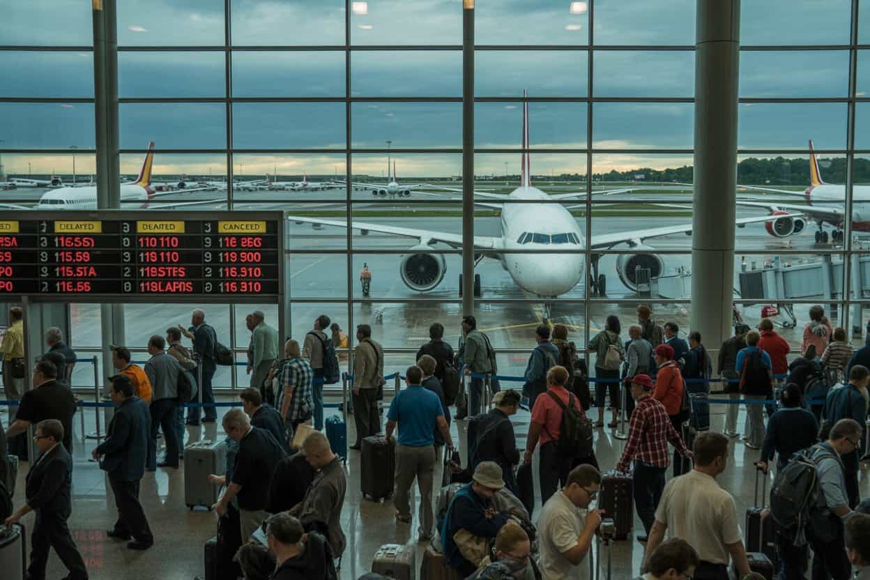 Travelers Stranded at Indianapolis International Airport as 33 Flights Are Delayed and 7 Canceled, Disrupting Southwest, American Airlines, Delta, United, Allegiant, and More Across Domestic Routes to Atlanta, Chicago, Dallas, Denver, Orlando, New York, and Las Vegas