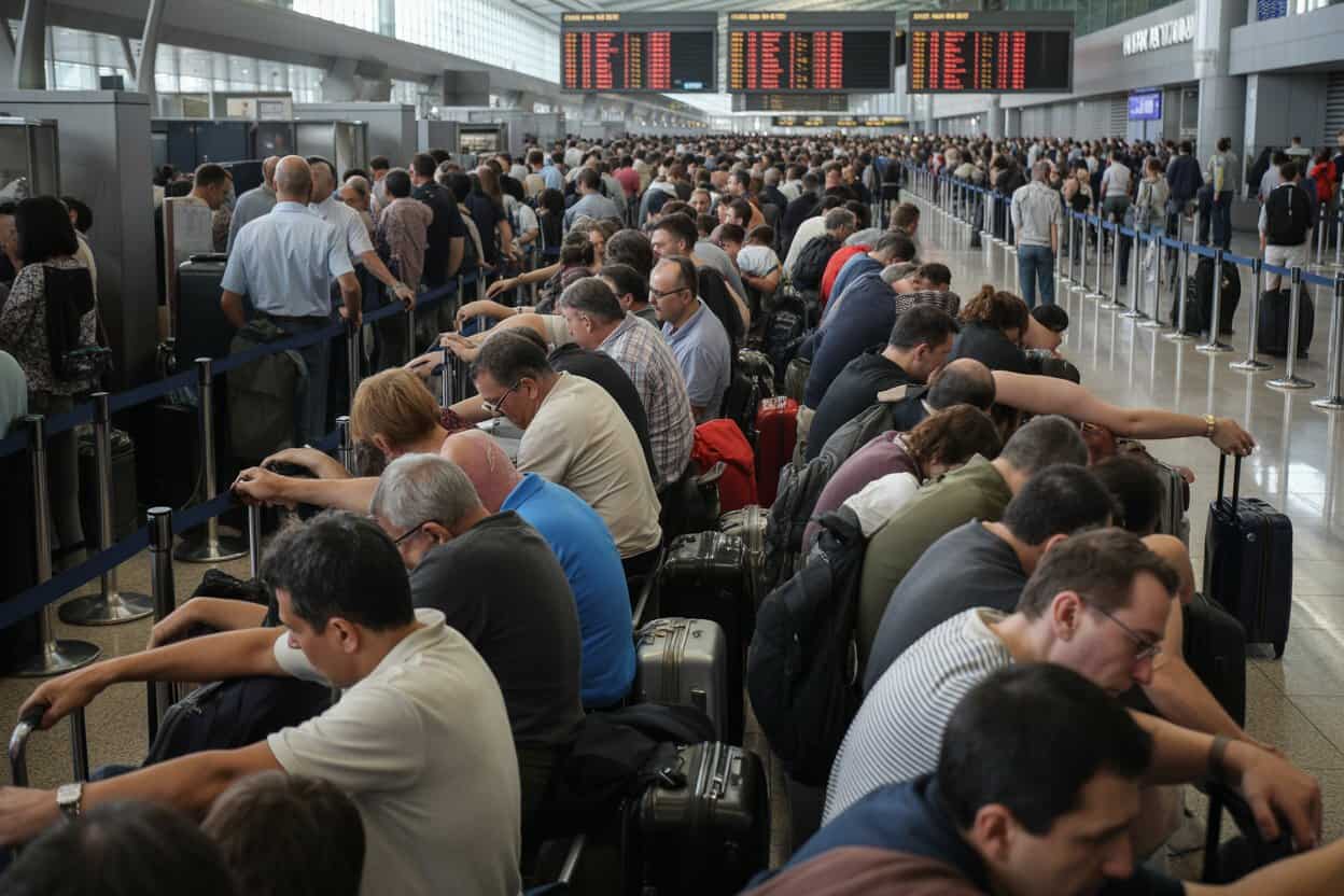 EU Border Delays Leave Travelers Stranded at Toulouse Airport Amid New Check-In Regulations