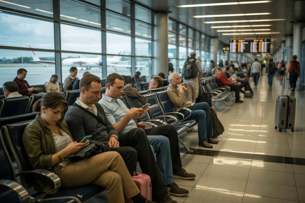 Hundreds of Travellers Stranded Across the Netherlands, Belgium, Canada, Austria and Finland as KLM, Brussels Airlines, Porter Airlines, Austrian Airlines and Finnair Face 201 Delays and 46 Cancellations Causing Major Flight Disruption Across Europe and North America