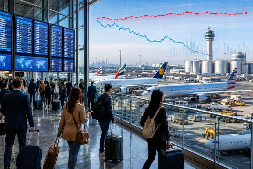 Delta Air Lines and Major Airlines Face Stagnant Airfares Despite Falling Jet Fuel Prices