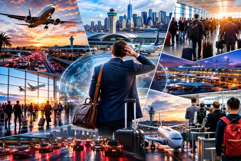 John F. Kennedy International Airport Beats Newark Liberty, Ontario, Fort Lauderdale, Orlando, O’Hare, San Francisco, Miami, Los Angeles and Seattle as America’s Most Stressful Airport for Business Travellers Amid Rising Flight Disruptions and Congestion – New Report is Here