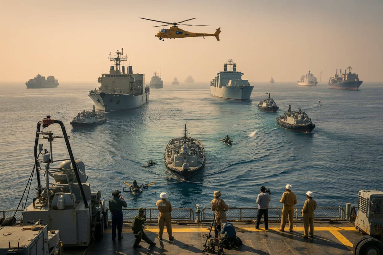 Australia Joins Germany, US, UK, Canada, Netherlands, Oman, India, Japan, South Korea, Italy, and Other Nations in an Urgent Coalition Effort to Clear Mines from Strait of Hormuz and Restore Safe Transit and Travel Routes as the US-Iran Peace Agreement Reopens the Most Critical Waterway Without Restrictions