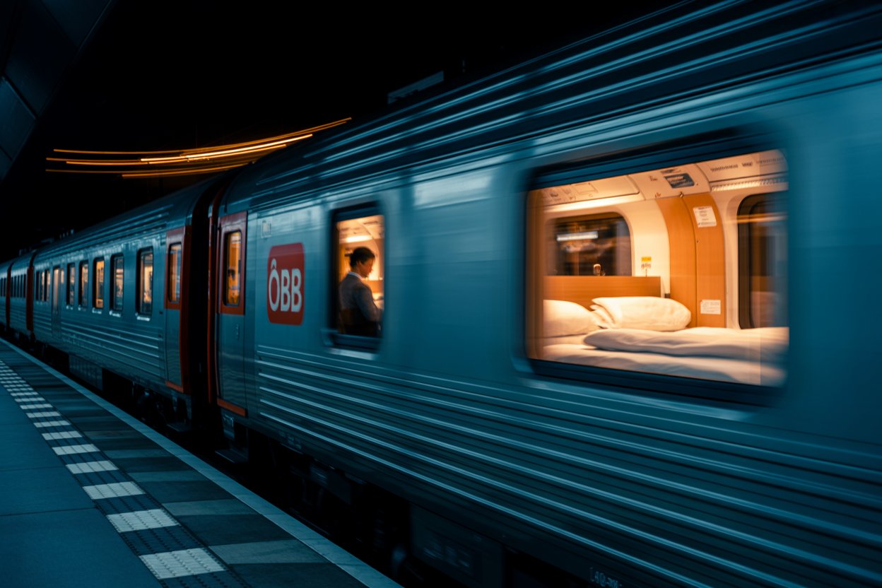 Austria Night Train Upgrade as OBB Launches Europe Most Advanced Night Train Service Between Vienna and Zurich with New Seven Car Fleet and Enhanced Comfort and Privacy