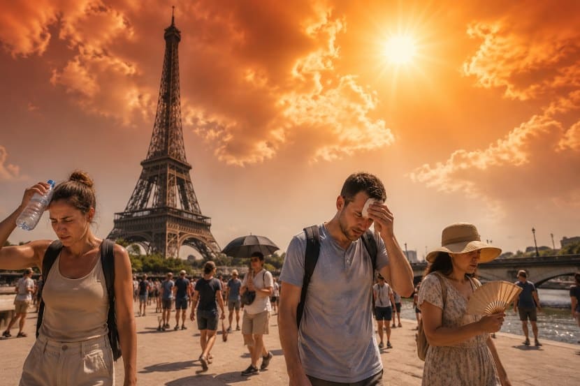 Paris Braces for Tourism Disruption Amid Record Heatwave