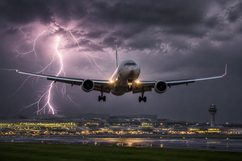 Travel Disruptions: American Airlines Flight 735 Makes Emergency Landing at Heathrow Due to Lightning Strike