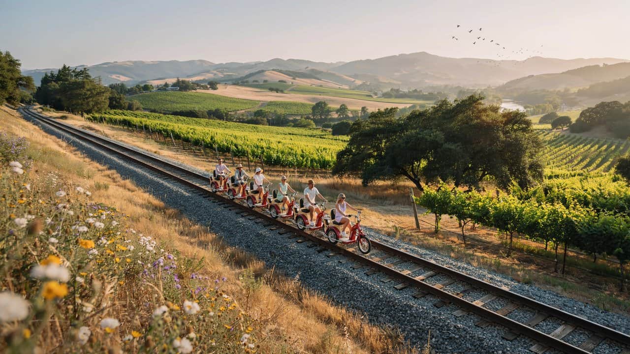 Celebrate Independence Day with Unique Railbike Excursions in California’s Russian River Region
