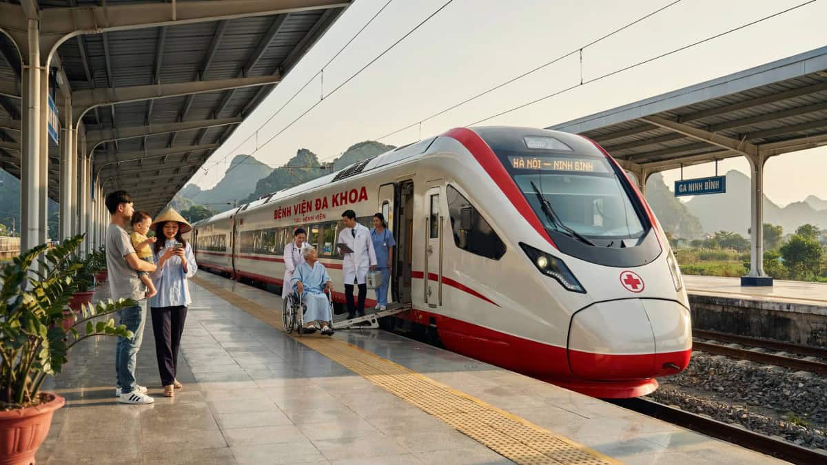 Revolutionizing Healthcare Mobility: Vietnam’s Dedicated Hospital Train Service