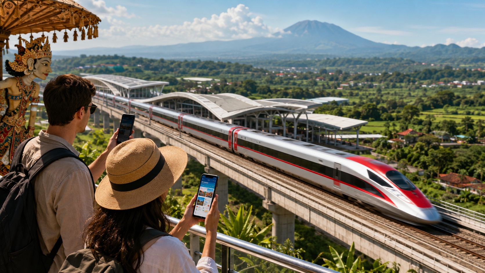 Explore Indonesia: High-Speed Railway and AI Travel Assistants Revolutionize Tourism