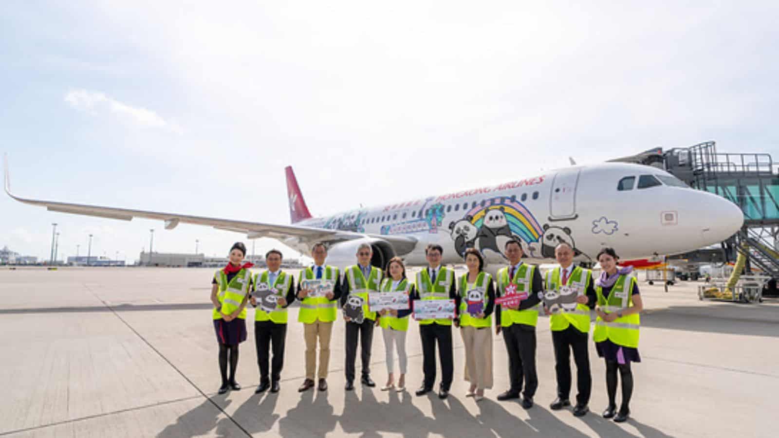 Hong Kong Airlines Unveils Enhanced Panda Friends Experience Turning Aircraft Into Flying Cultural Exhibition Promoting Conservation and Hong Kong Tourism Identity