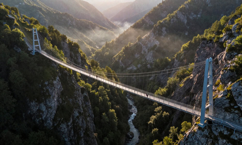 Romania’s Transylvania Region to Witness Plans for a Record Breaking Engineering Marvel as a Six Hundred and Twenty Metre Long Suspension Bridge Soars Above Mountain Wilderness, Ushering in a New Tourism Era at Three Hundred Metres Elevation in a Four Point Five Million Euro Tourism Boom