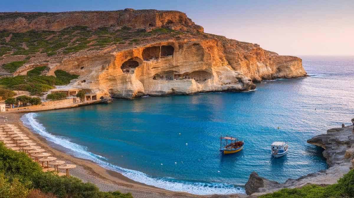 Matala, Agios Pavlos and Southern Crete Highlight Greece’s Wild Coastline. What Should Travellers Know Before Swimming During Strong Livas Winds?