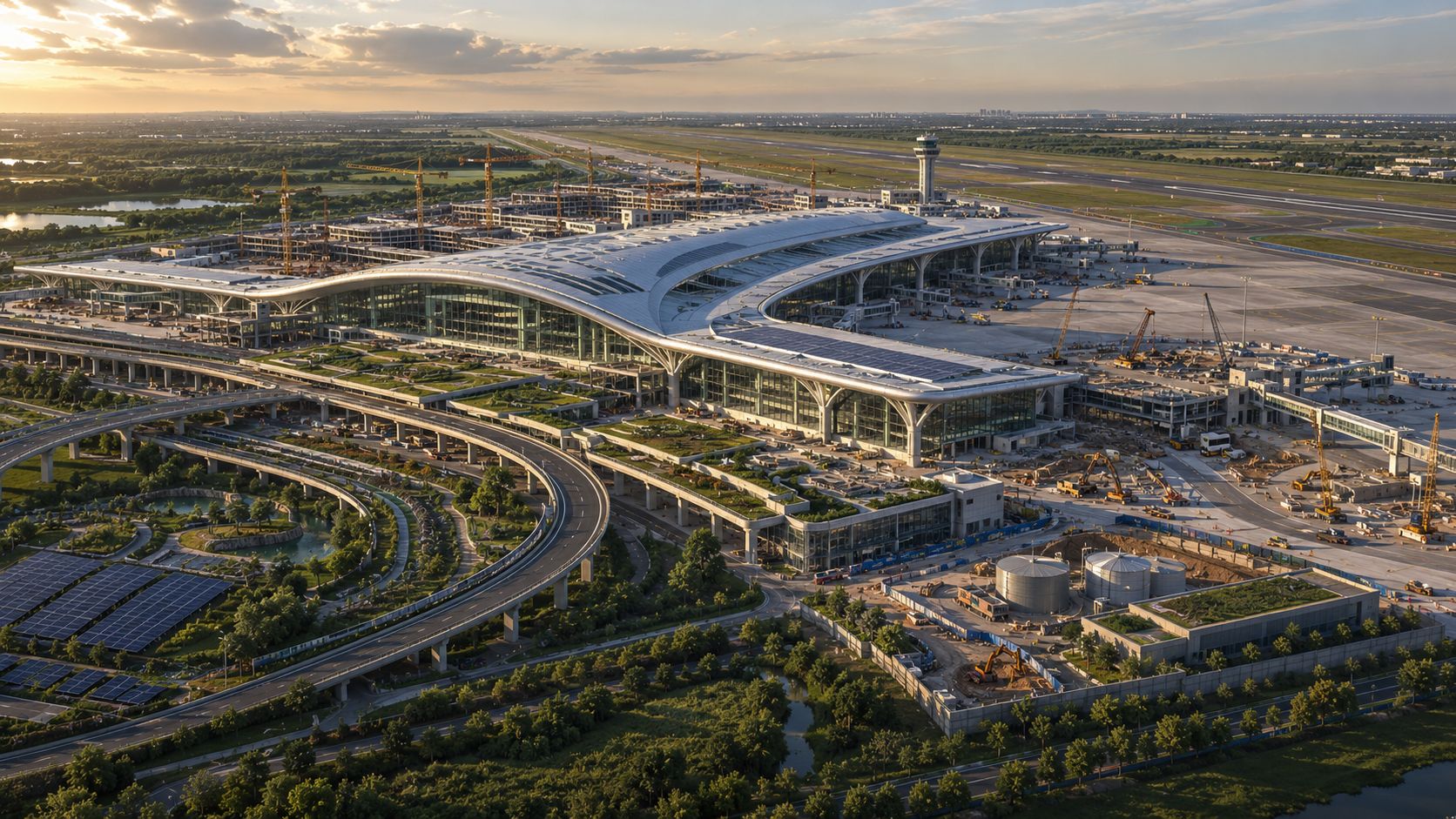 Noida International Airport Leads the Way in Sustainable Aviation with LC3 Cement