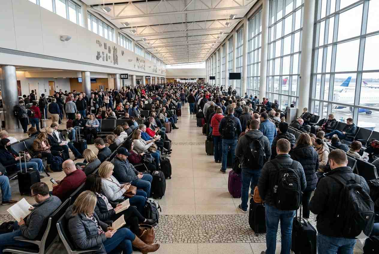 Passengers Impacted at Pittsburgh International Airport As Republic Airways, PSA Airlines, Southwest, American Airlines Face 8 Cancellations and 77 Delays, Disrupting Travel To New York, Dallas, Orlando, Philadelphia, Chicago
