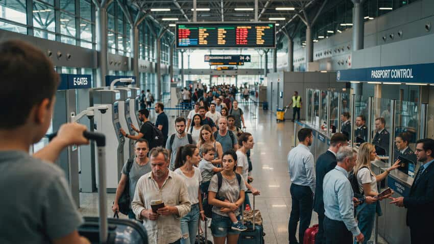 Italy Joins France, Greece, Spain, Germany, Austria, Belgium and Across EU Countries UK Travellers Face Severe Travel Chaos as New EU Entry/Exit System Triggers Massive Airport Delays, Biometric Queue Backlogs and Border Processing Breakdown Across Schengen in 2026 Summer Peak