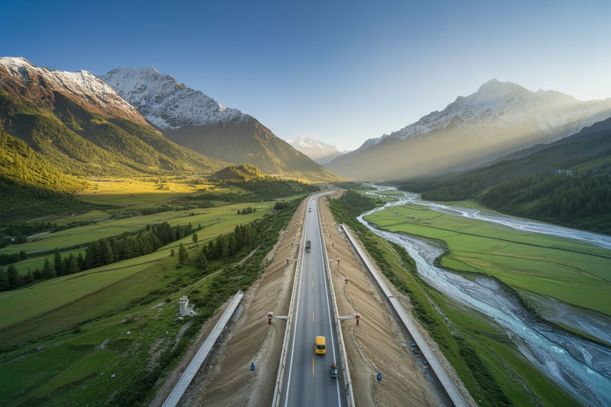 Enhanced Safety for Himalayan Road Trips as India Introduces Innovative Landslide Protection Technologies