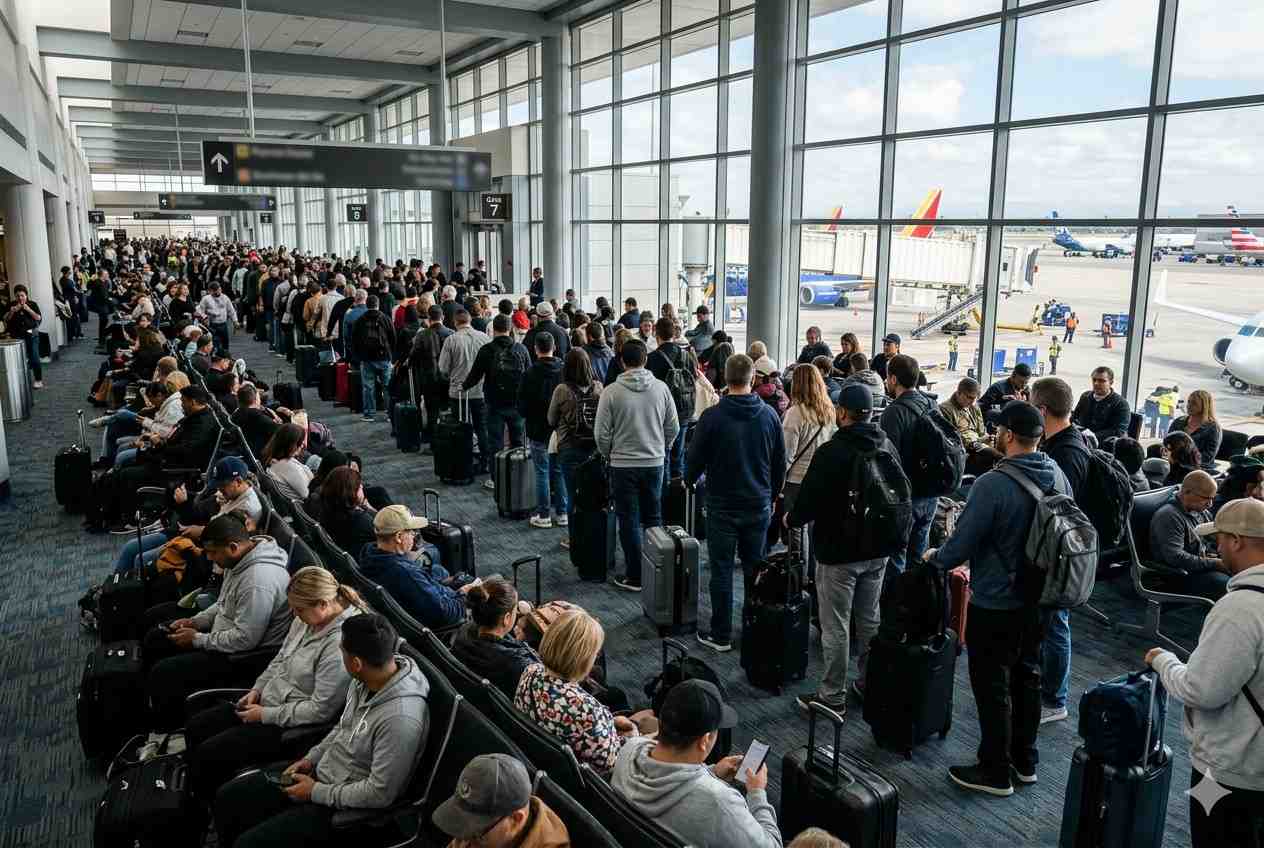 Passengers Grounded at John Wayne Airport As Delta Air Lines, United Airlines, Southwest Face 6 Cancellations and 48 Delays, Affecting Major Routes Across Los Cabos, New York, Los Angeles, San Jose, San Francisco