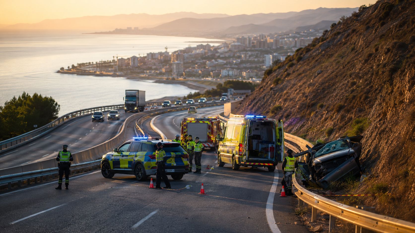 Tragic Accident on Malaga Motorway: A Reminder for Safe Travel Practices