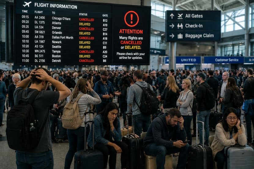 US Travel Disturbances Hit Major Cities: Cancellations and Delays on the Rise