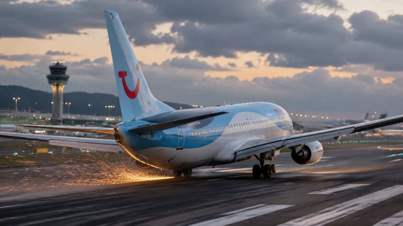 Flight Chaos: TUI Airways BY1624 Encounters Tail Strike During Landing in Palma