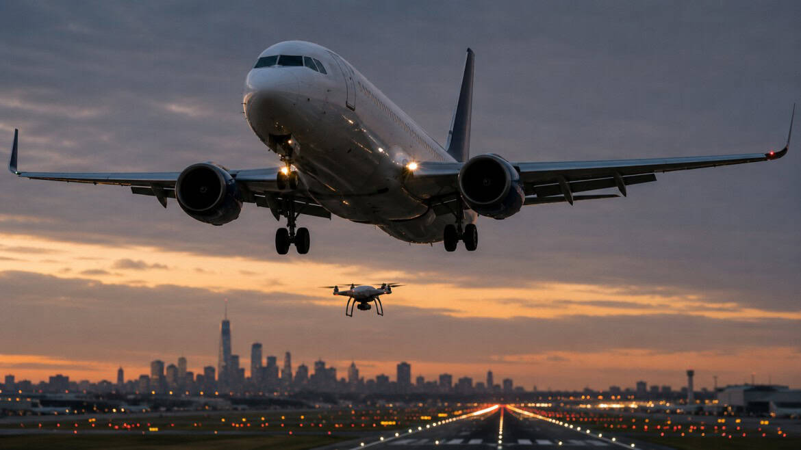 Safety Alert Over Newark: Drone Incursions Raise Concerns for Travelers