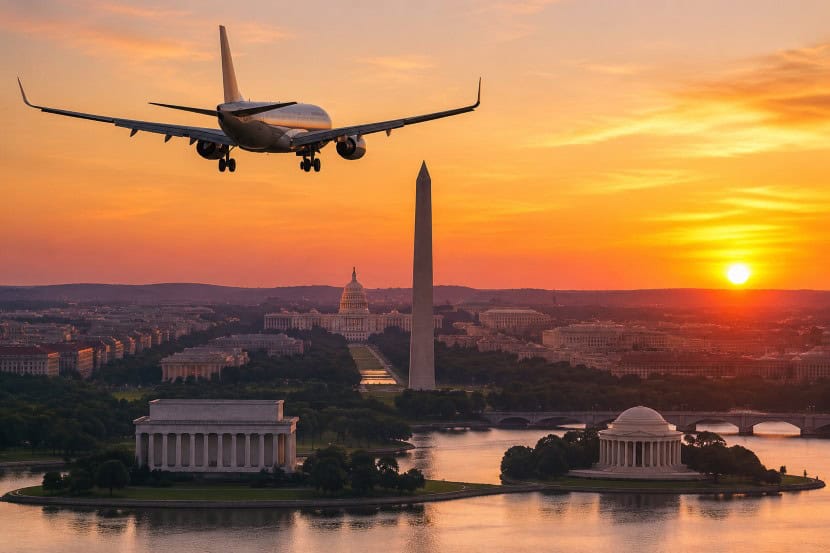 Washington D.C. Airspace Fully Shuts Down and Ronald Reagan Washington National Airport Halts All Flights on July 4 as FAA Implements Historic Security Restrictions for Independence Day and America 250 Events