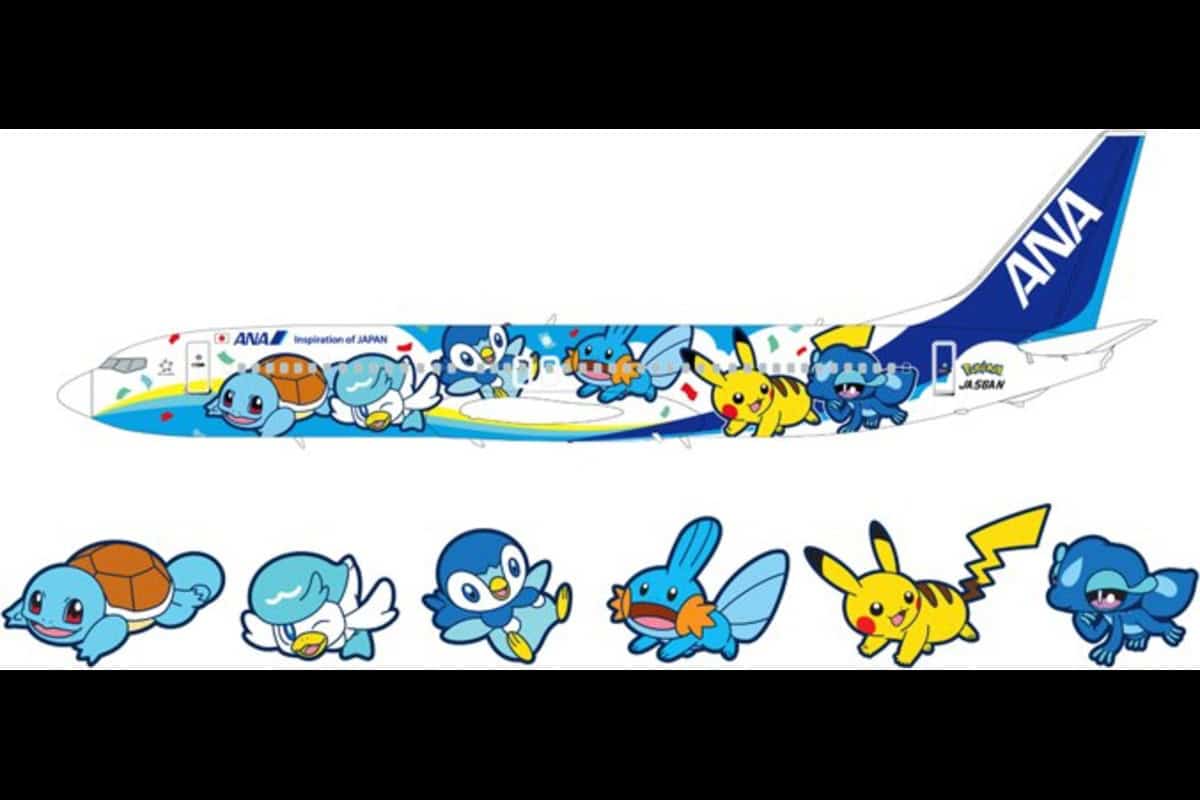 ANA Introduces Blue Pokémon Jet: A Celebration of 30 Years of Pokémon