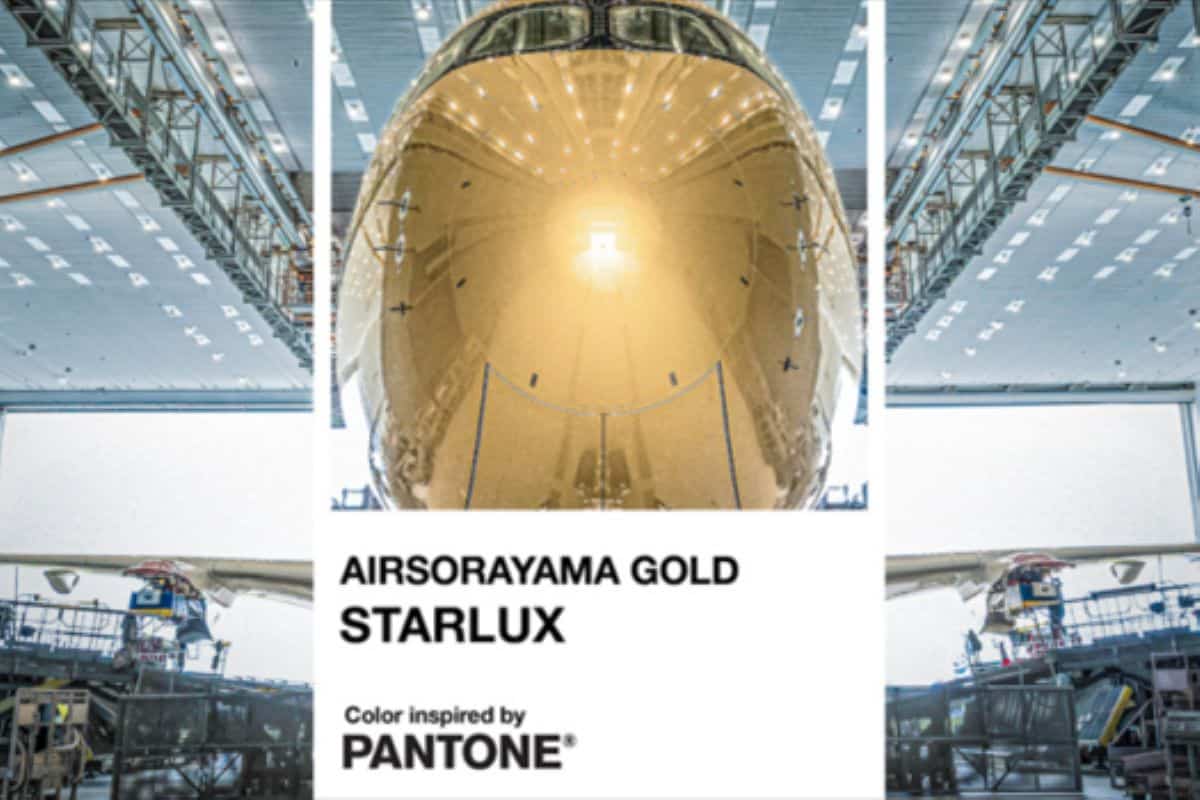 Experience the Future of Air Travel: STARLUX Airlines Unveils AIRSORAYAMA Aircraft in Silver and Gold