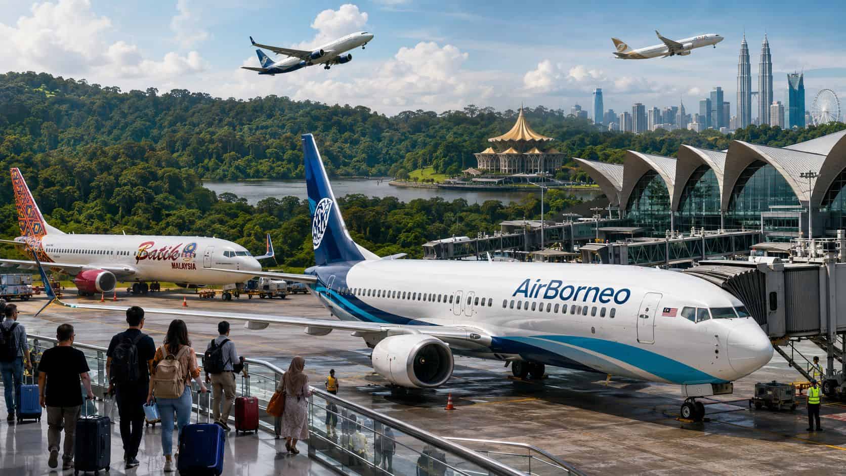 AirBorneo Launches Jet Services Connecting Kuching, Kuala Lumpur, and Singapore