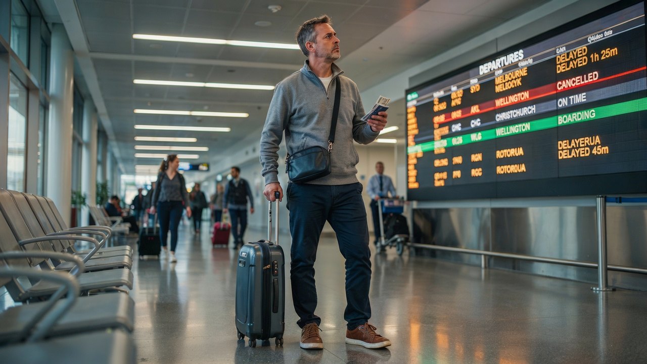 Travel Disruptions Hit Australia and New Zealand: Flight Cancellations and Delays Plague Major Airports